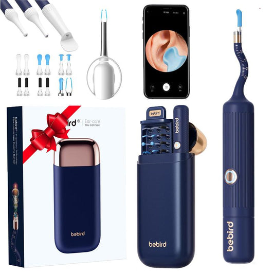 Portable Ear Wax Remover, 1 Set Waterproof Ear Wax Removal Kit with Camera & Accessories, Multi-Use Endoscope Ear Cleaning Tool, Ear Wax Removal Tool, Ear Wax Flush Kit, Ear Wax Removal Camera